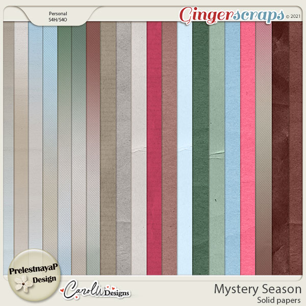 Mystery Season Solid paper by PrelestnayaP Design and CarolW Designs