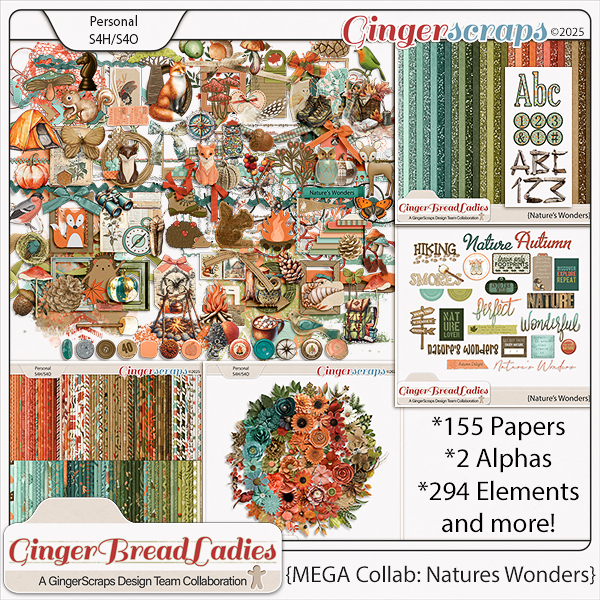 GingerBread Ladies MEGA Collab: Nature's Wonders