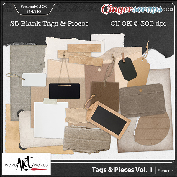 Tags & Pieces Vol 1 CU OK