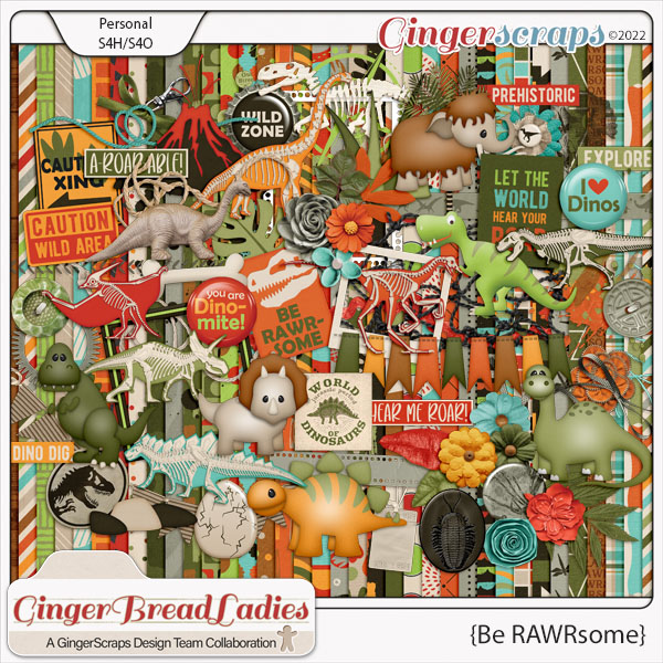 GingerBread Ladies Collab: Be RAWRsome