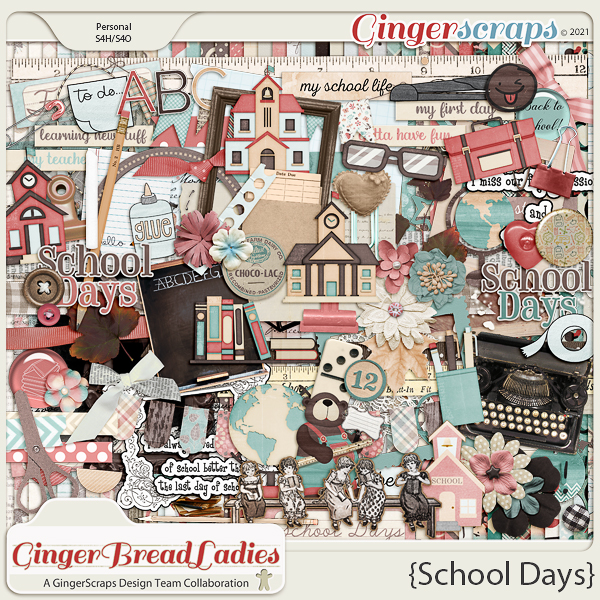 GingerBread Ladies Monthly Mix: School Days