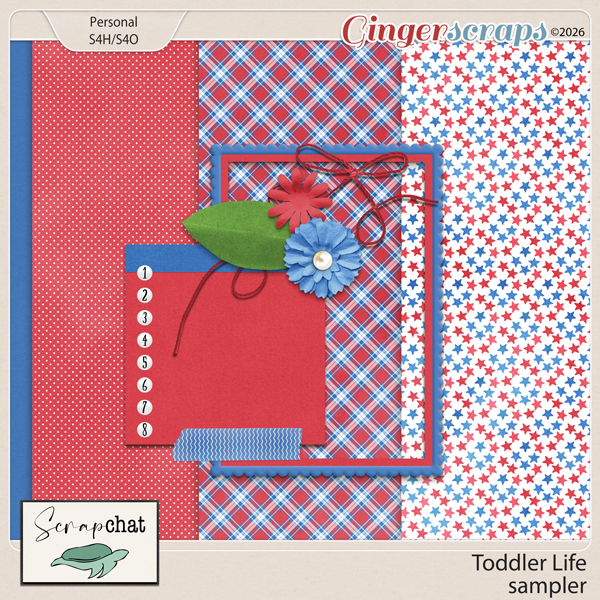Toddler Life Sampler by ScrapChat Designs