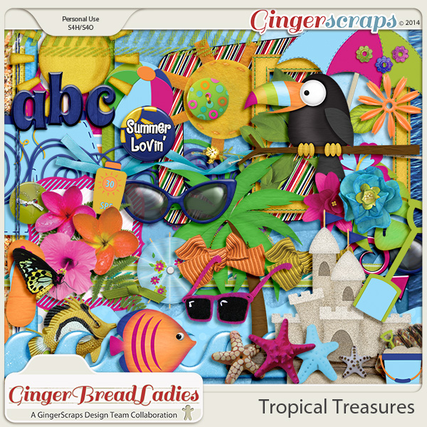 GingerBread Ladies Collab: Tropical Treasures