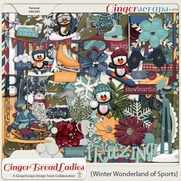 GingerBread Ladies Collab: Winter Wonderland of Sports