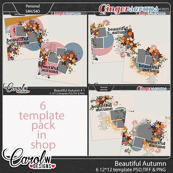 Beautiful Autumn-Template Bundle