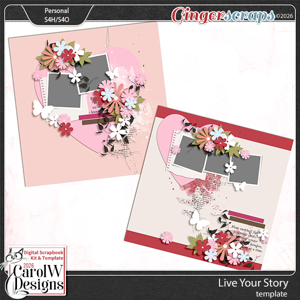 Live Your Story Template