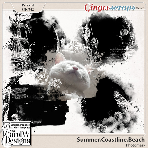 Summer,Coastline,Beach-Photomask