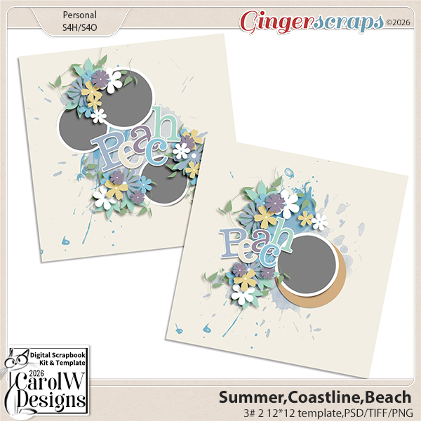 Summer,Coastline,Beach-Template # 3