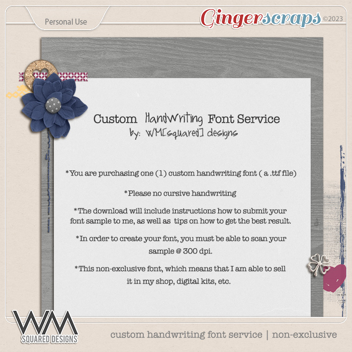 wm2_Font Service | Non Exclusive