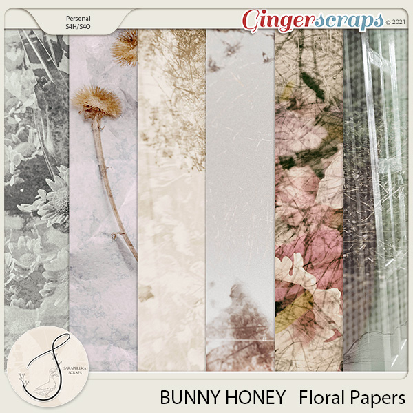 Bunny Honey Floral Papers