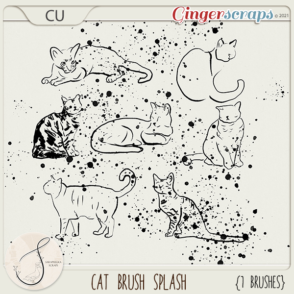 Cat Brush Splash