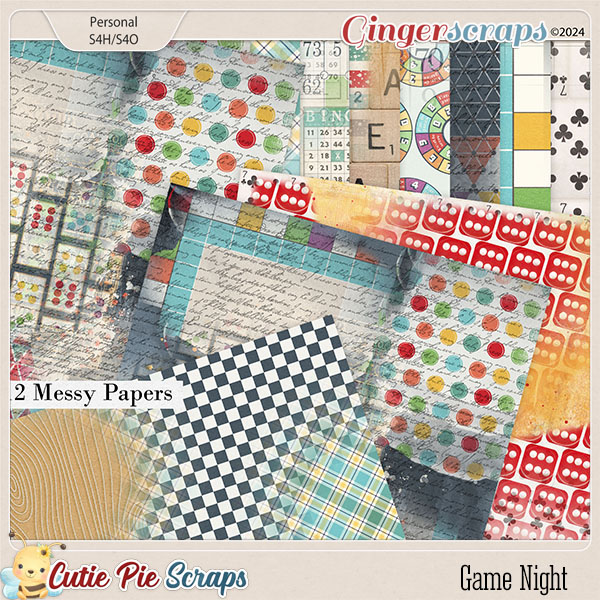 Game Night Messy Papers
