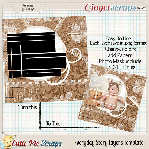 Everyday Story Layers Template 05