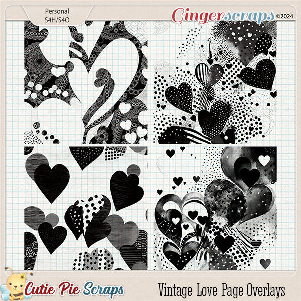 Vintage Love Page Overlays 07