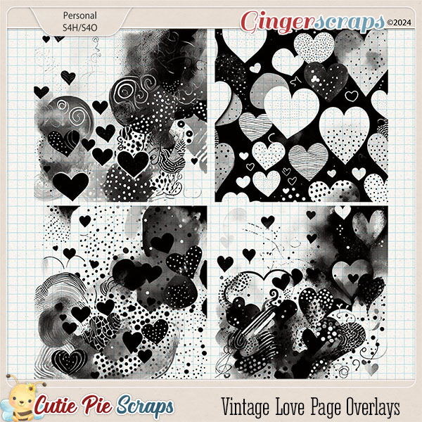 Vintage Love Page Overlays 08