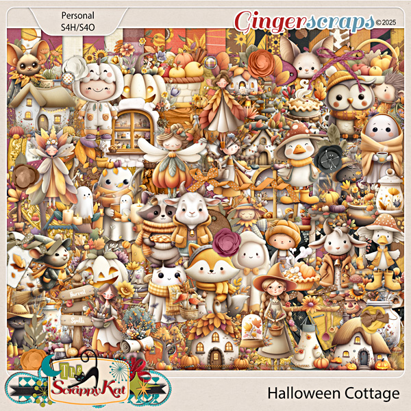 Halloween Cottage Kit by The Scrappy Kat