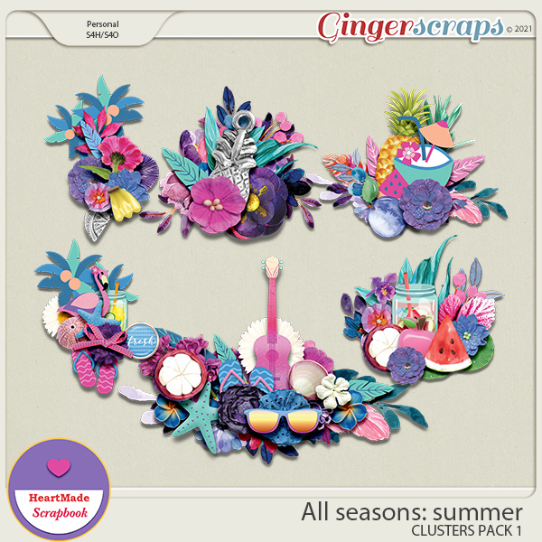 All seasons: summer - clusters pack 1