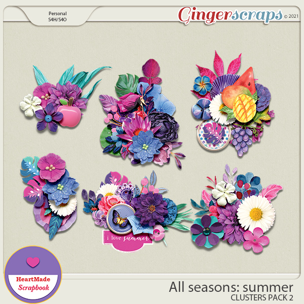 All seasons: summer - clusters pack 2