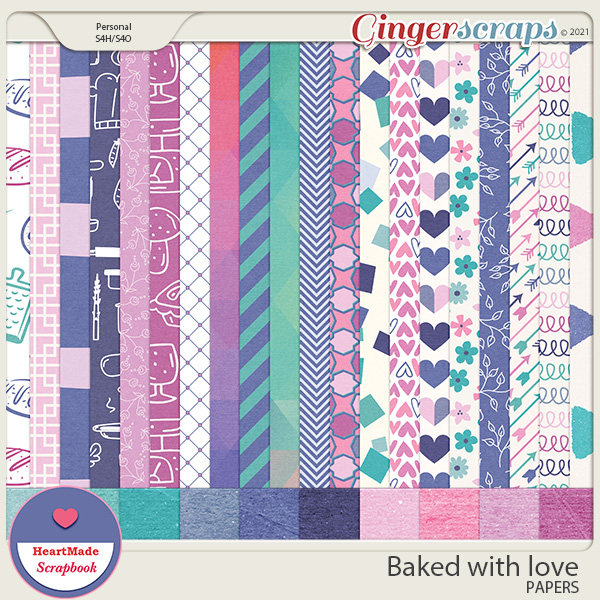 Baked with love - papers