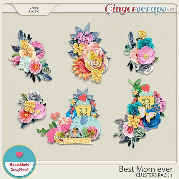 Best Mom ever - clusters pack 1