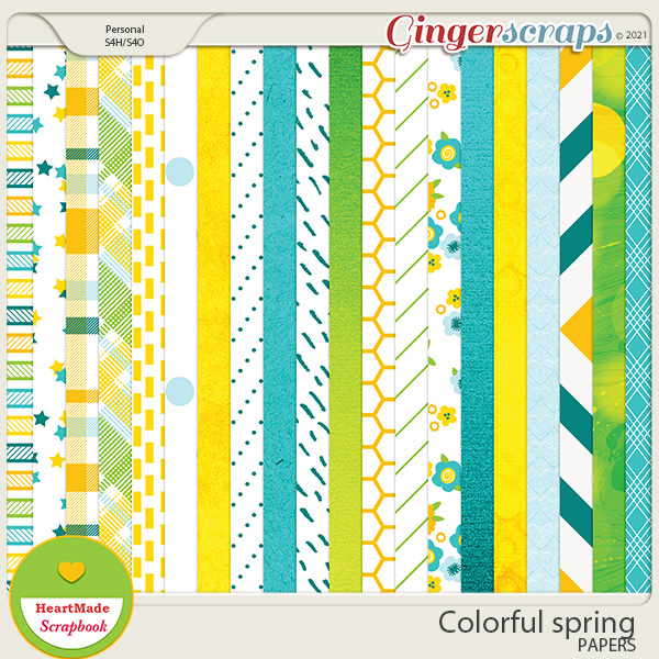 Colorful spring - papers