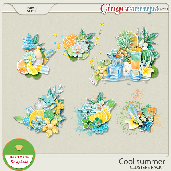 Cool summer - clusters pack 1