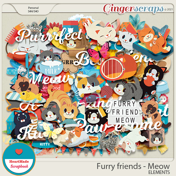 Furry friends - Meow - elements