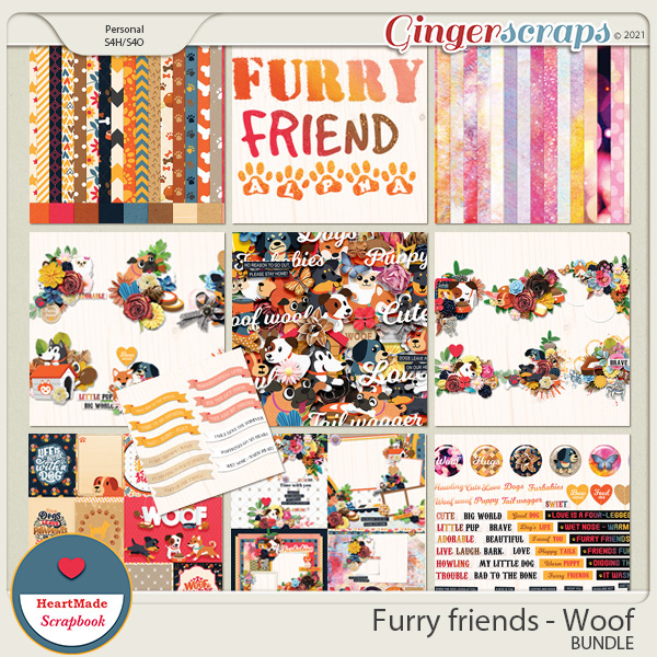 Furry friends - Woof - bundle