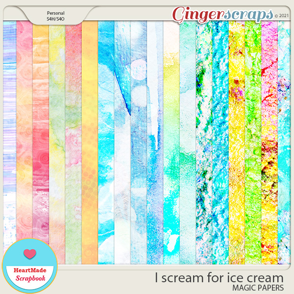 I scream for ice cream - magic papers