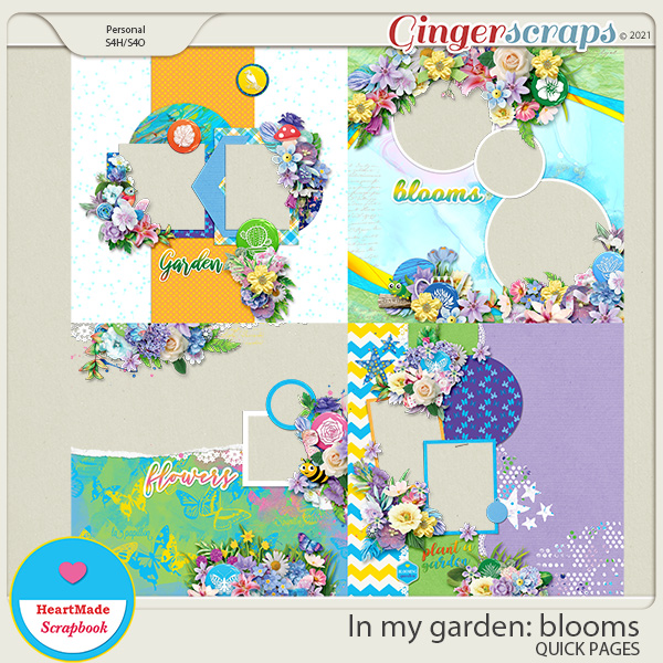 In my garden: blooms - quick pages