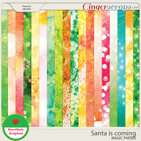 Santa is coming - magic papers