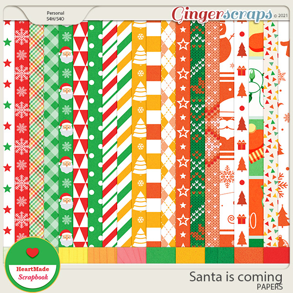 Santa is coming - papers