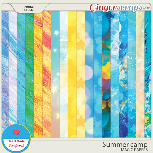 Summer camp - magic papers