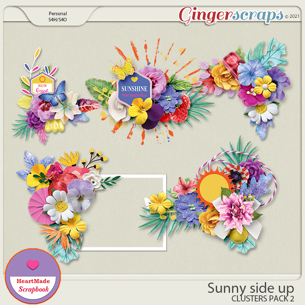 Sunny side up - clusters pack 2