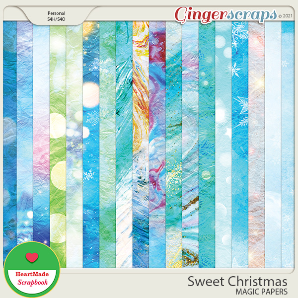 Sweet Christmas - magic papers