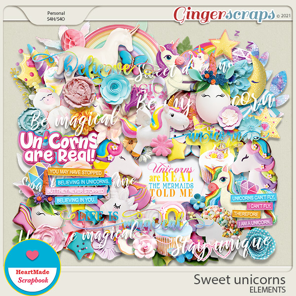 Sweet unicorns - elements