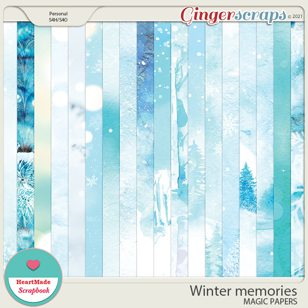 Winter memories - Magic papers