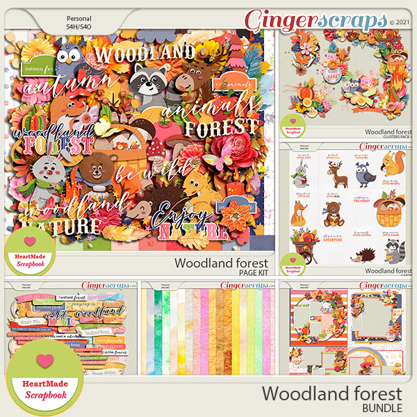 Woodland forest - bundle