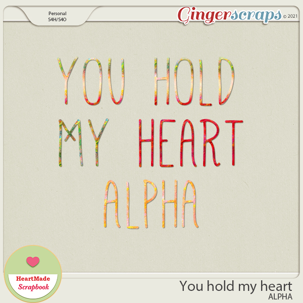 You hold my heart - alpha