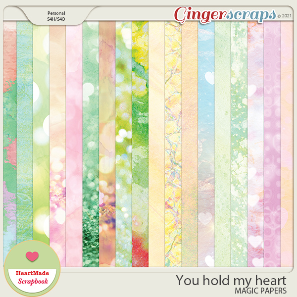 You hold my heart - magic papers