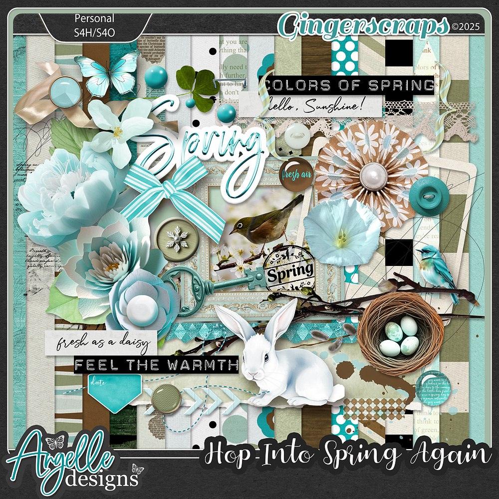Hop Into Spring Again by Angelle Designs