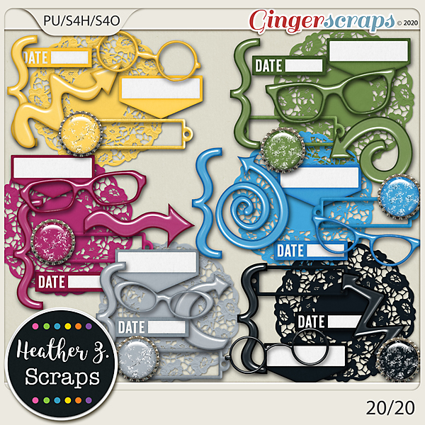 20/20 ACCENTS by Heather Z Scraps