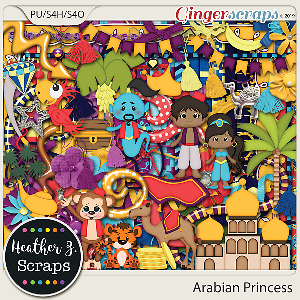 Arabian Princess KIT by Heather Z Scraps