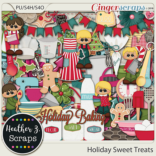 Holiday Sweet Treats ELEMENTS by Heather Z Scraps