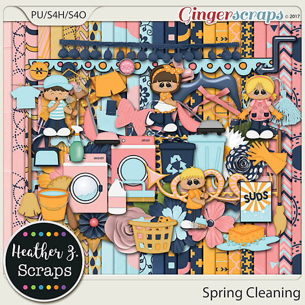 Spring Cleaning KIT by Heather Z Scraps