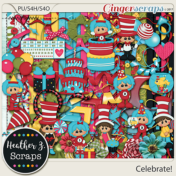 Celebrate! KIT by Heather Z Scraps