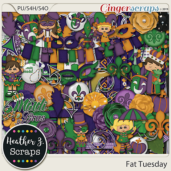 Fat Tuesday KIT by Heather Z Scraps