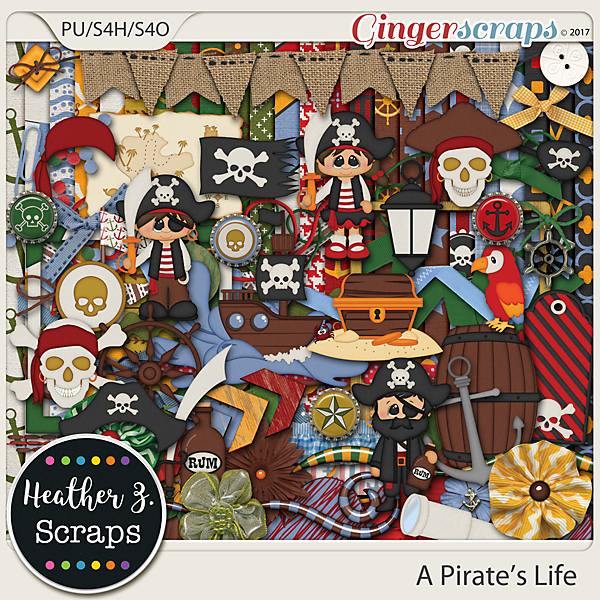 A Pirate's Life KIT by Heather Z Scraps