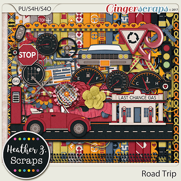 Road Trip KIT by Heather Z Scraps