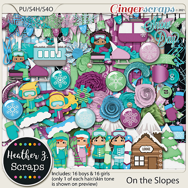 On the Slopes KIT by Heather Z Scraps